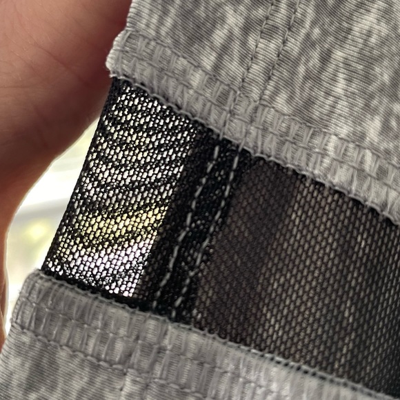 PINK - Grey Mesh Leggings - Picture 4 of 5